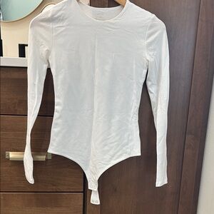 nuuds cotton crew bodysuit White Size S